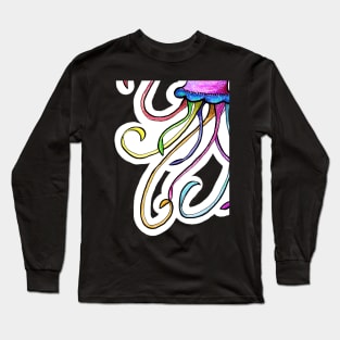 Rainbow Jellyfish Long Sleeve T-Shirt